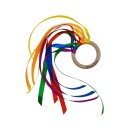 Anilla con cintas de colores Cesto de los tesoros