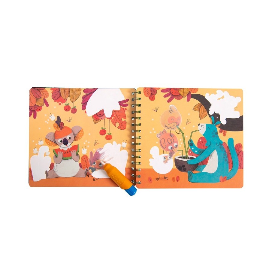 Pintura pincel mágico Jungla (Moulin Roty)