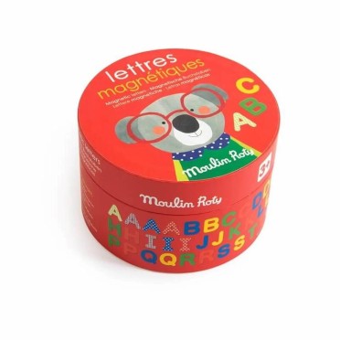 Letras magnéticas de cartón (Moulin Roty)