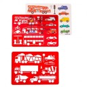 Plantillas para dibujar vehículos (Moulin Roty)