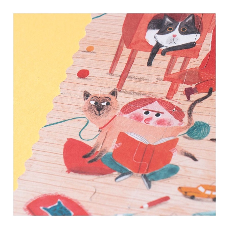 Cats and dogs puzzle (Londji)