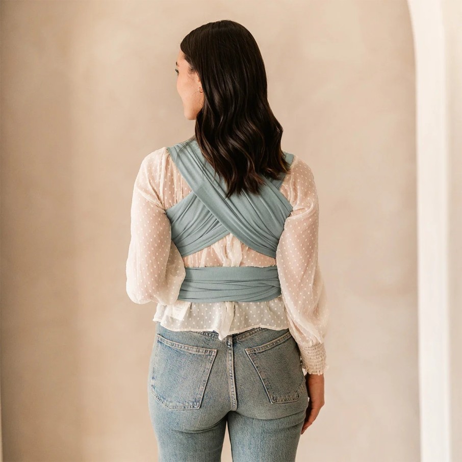 Fular semielástico Moby wrap evolution bambú (sea glass)