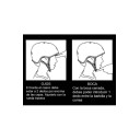 Casco panda 3D talla S (Micro)