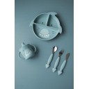 Plato tiburon con ventosa y divisiones (Trixie)