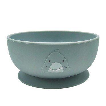 Bowl silicona con ventosa tiburón (Trixie)