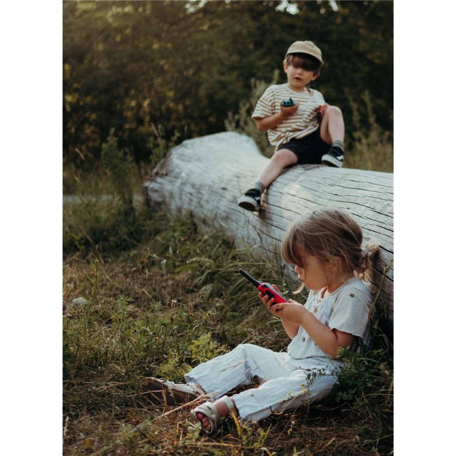 Walkie talkies kidytalk, azul-rojo (Kidywolf)