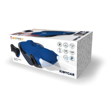 Coche teledirigido kidycar color azul (Kidywolf)