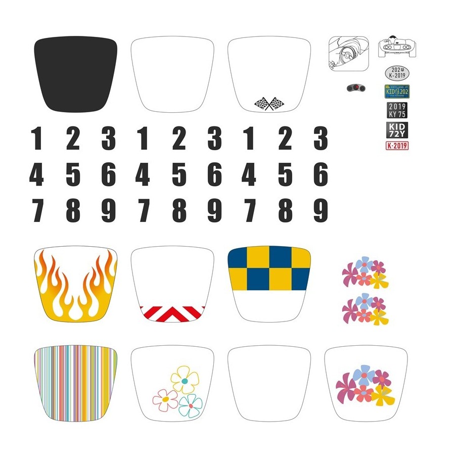 Coche teledirigido kidycar color azul (Kidywolf)