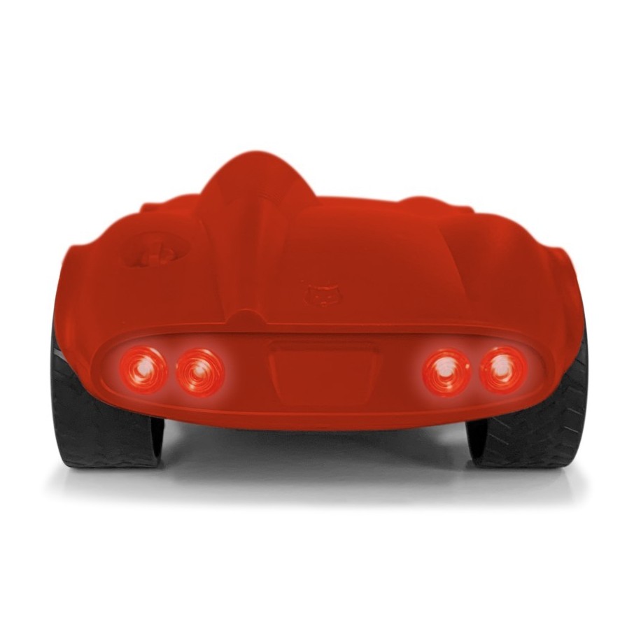 Coche teledirigido kidycar color rojo (Kidywolf)