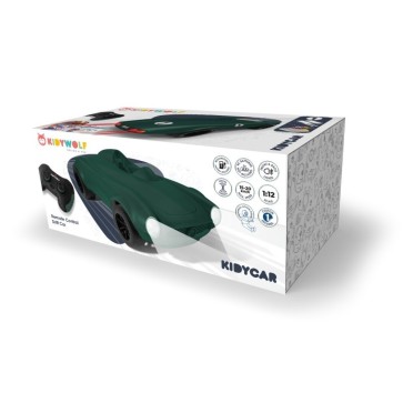 Coche teledirigido kidycar color verde (Kidywolf)