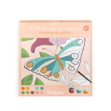 Pintar por números les rosalies (Moulin Roty)