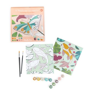 Pintar por números les rosalies (Moulin Roty) 2