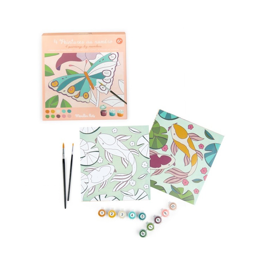 Pintar por números les rosalies (Moulin Roty)