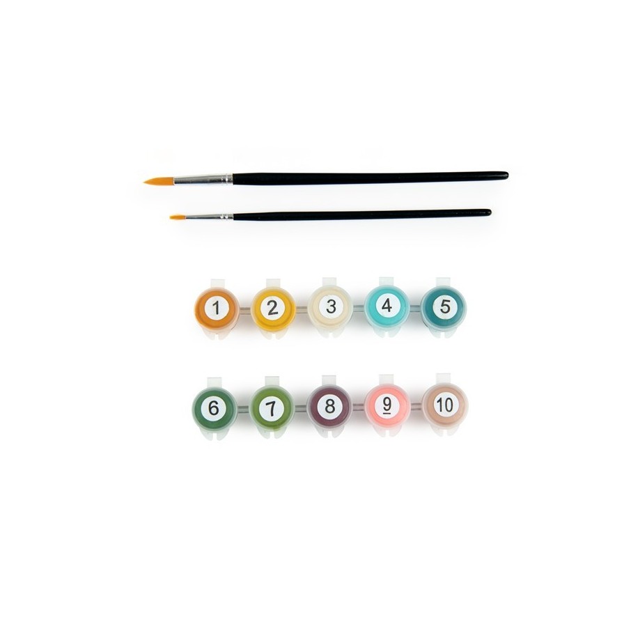 Pintar por números les rosalies (Moulin Roty)