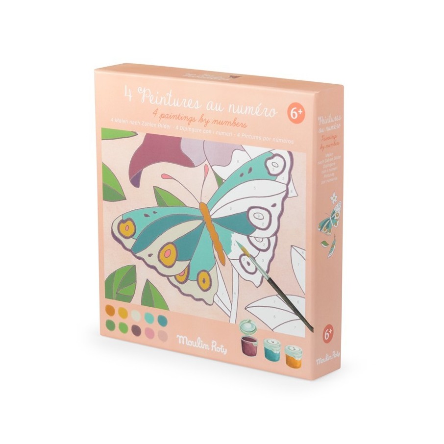 Pintar por números les rosalies (Moulin Roty)