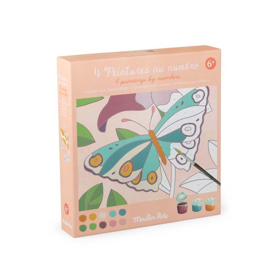 Pintar por números les rosalies (Moulin Roty)