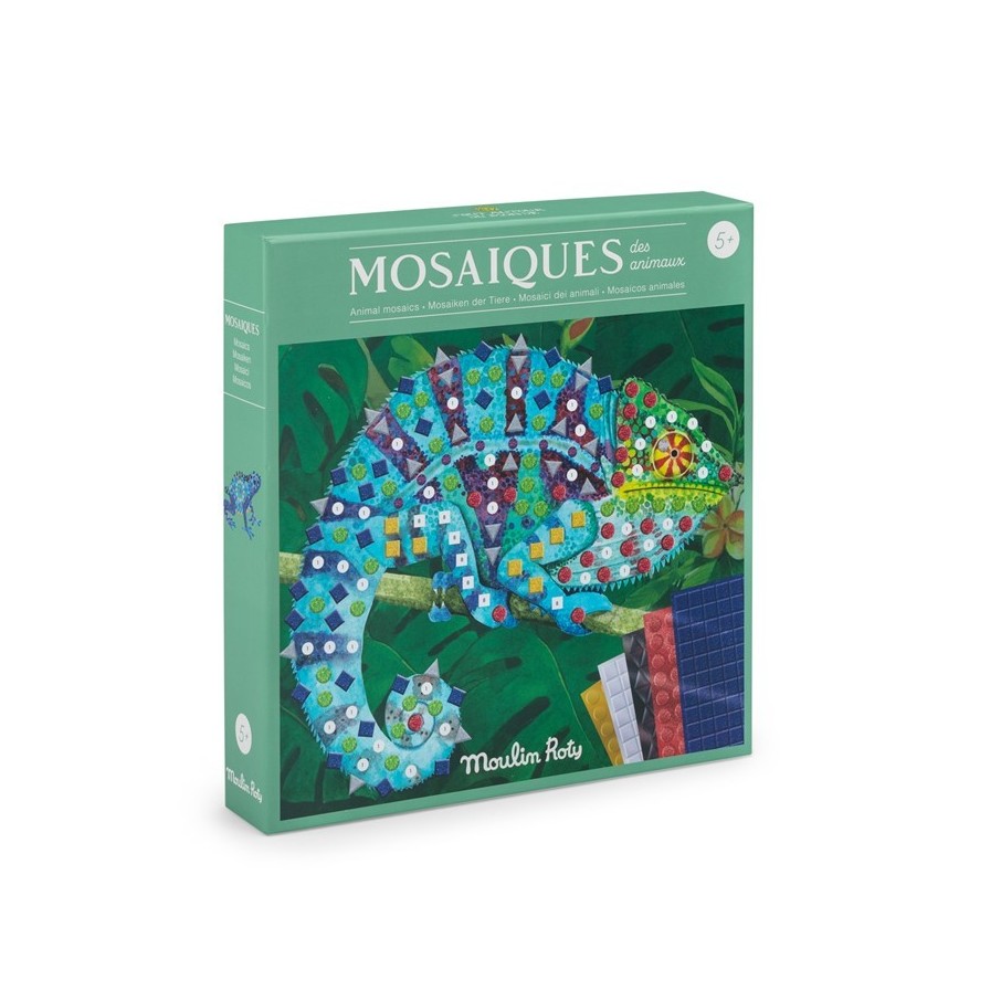 Caja mosaicos animales exóticos (Moulin Roty)