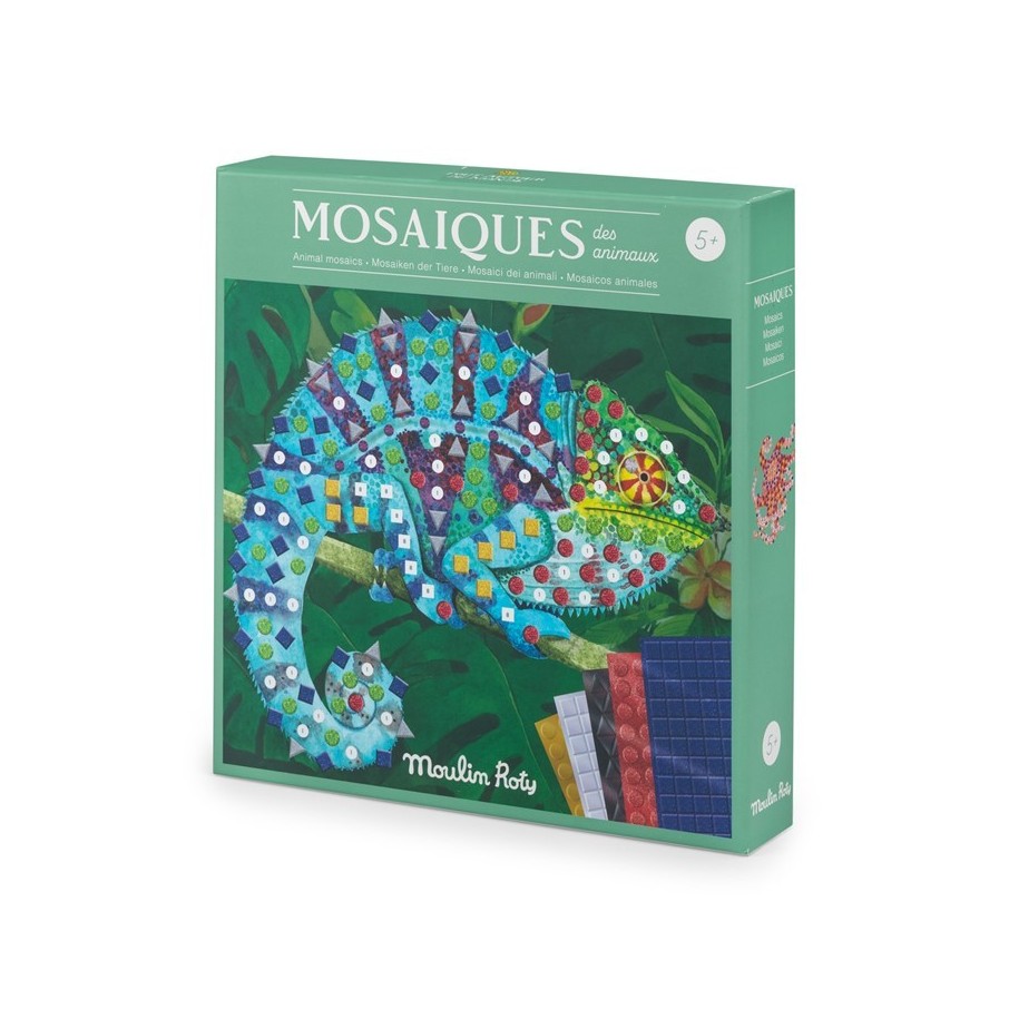 Caja mosaicos animales exóticos (Moulin Roty)