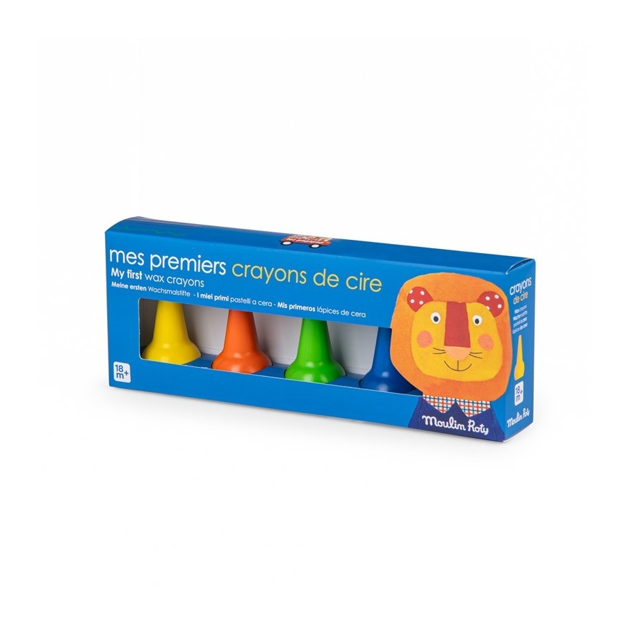 Mis primeros lápices de cera popipop (Moulin Roty)