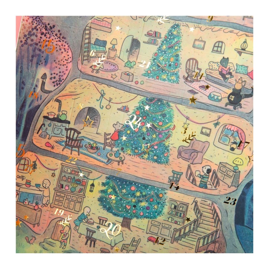 Calendario de adviento la gran familia (Moulin Roty)