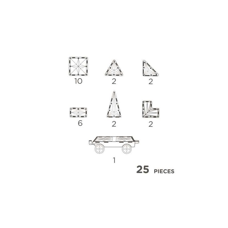 Pack 25 piezas coches (Cleverclixx)