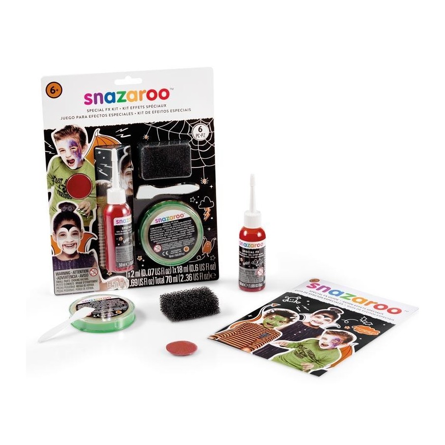 Maquillaje de efectos especiales (Snazaroo)