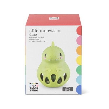 Sonajero de silicona dino (Tigertribe)