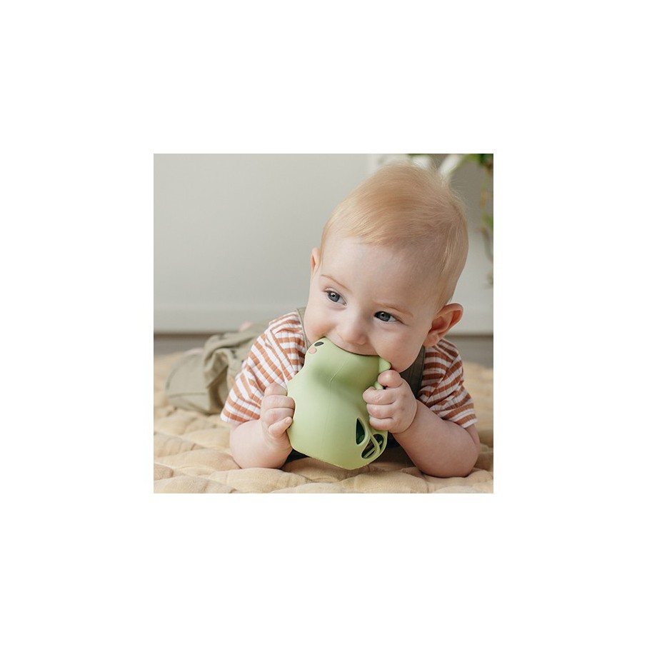 Sonajero de silicona dino (Tigertribe)