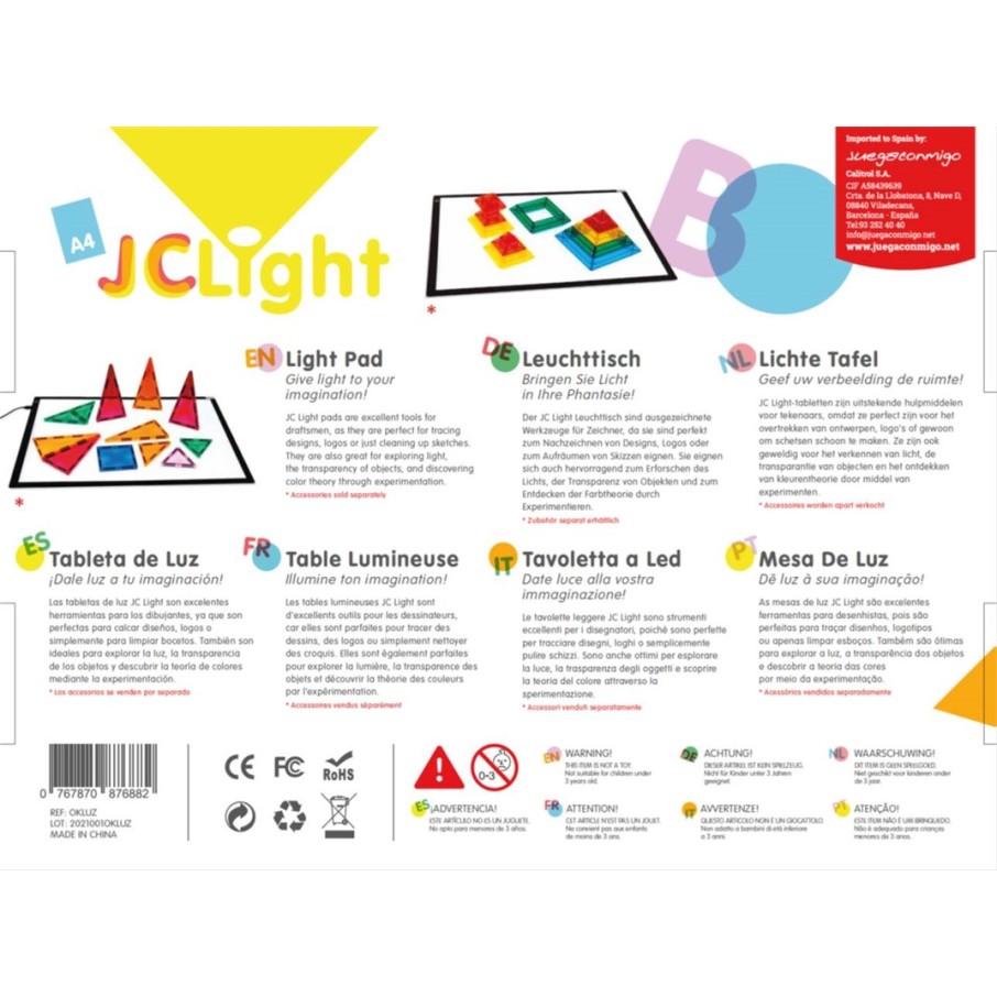 TABLETA DE LUZ (Tamaño A4)