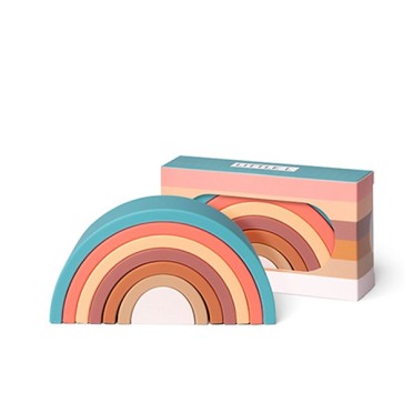 Arco iris encajable de silicona pequeño color crema (Little L)