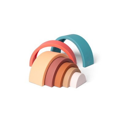 Arco iris encajable de silicona pequeño color crema (Little L) 2