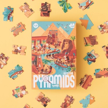 Go to the pyramids, puzzle (Londji)
