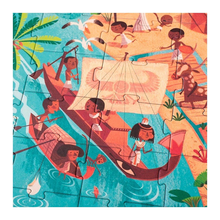 Go to the pyramids, puzzle (Londji)