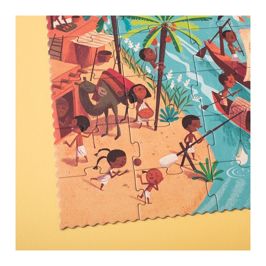 Go to the pyramids, puzzle (Londji)