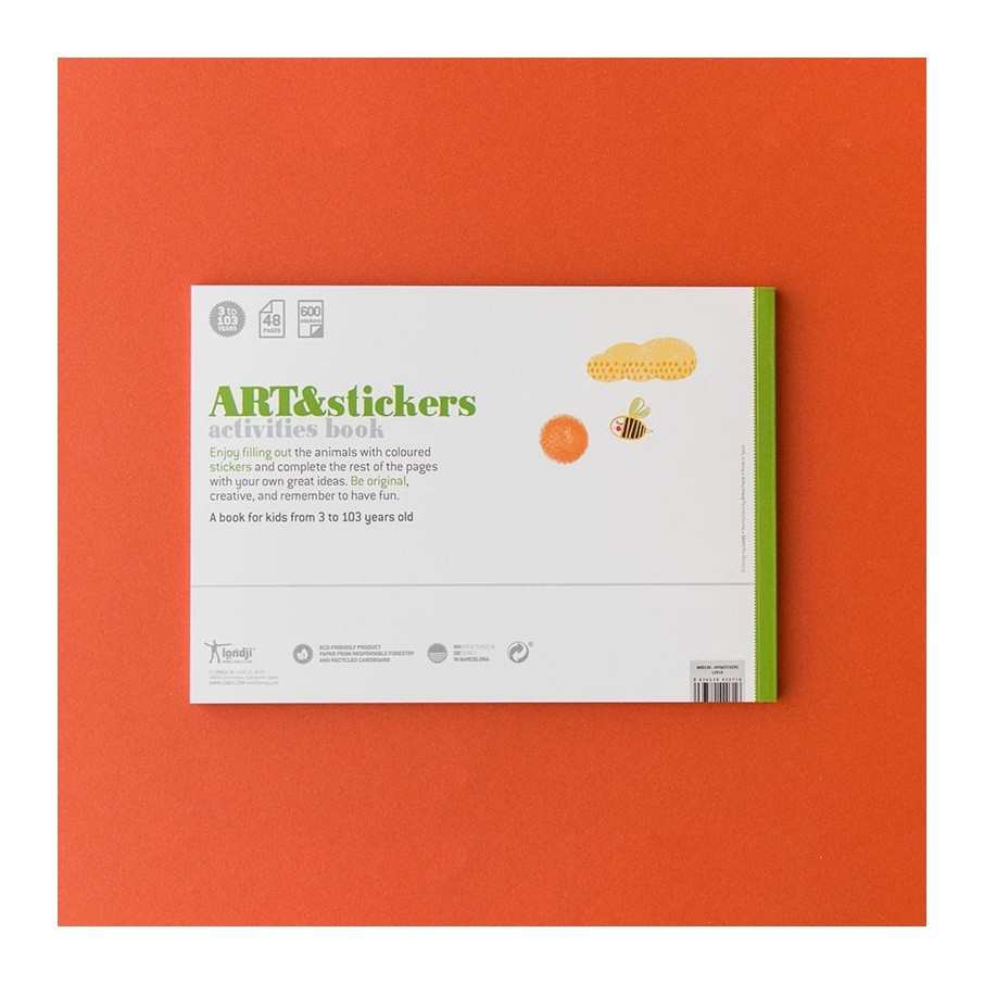 Art & stickers cuaderno (Londji)
