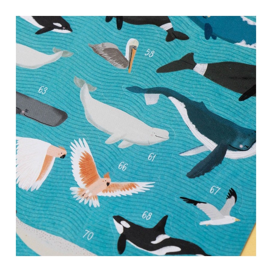 Animal world, poster & stickers (Londji)