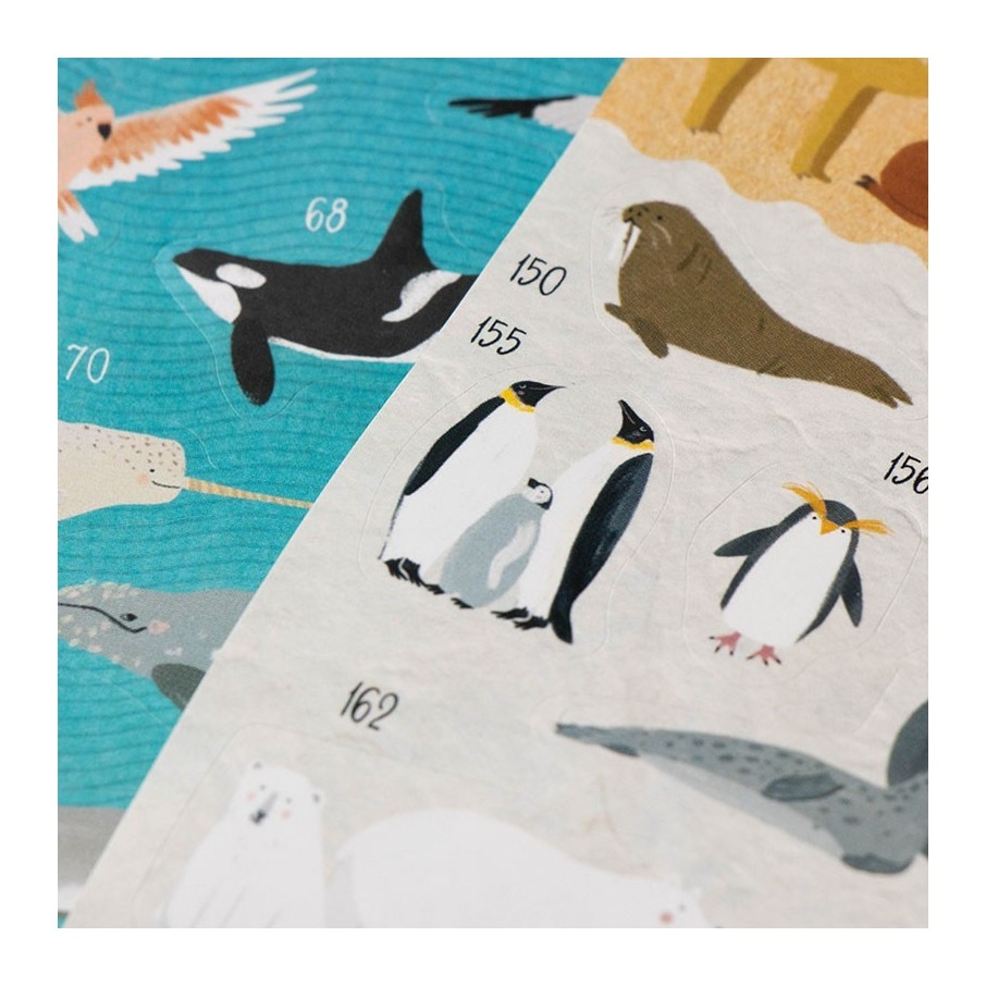 Animal world, poster & stickers (Londji)