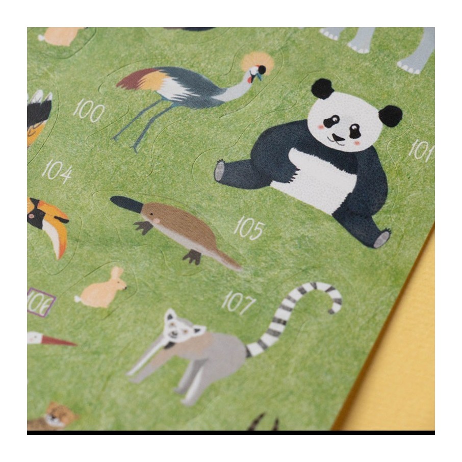 Animal world, poster & stickers (Londji)