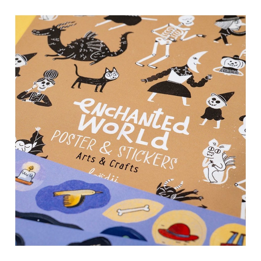 Enchanted, poster & stickers, Arts & crafts (Londji)