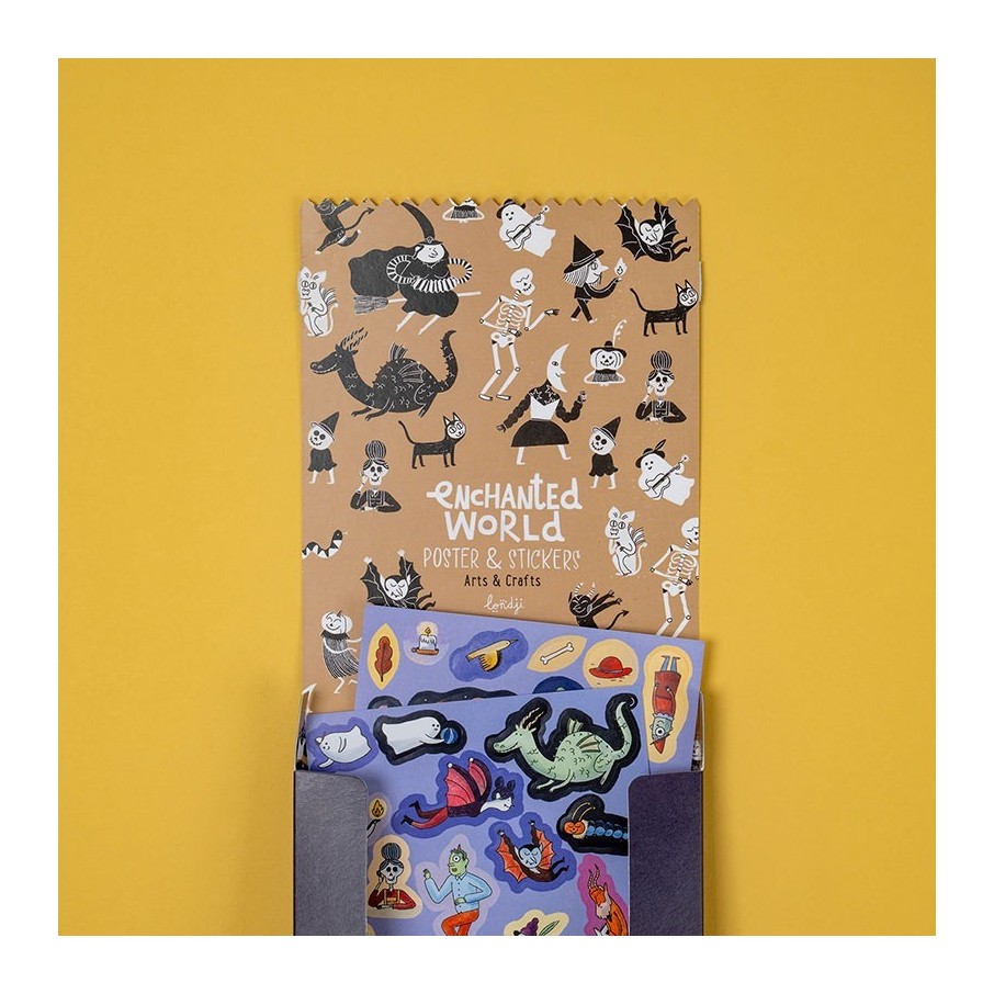 Enchanted, poster & stickers (Londji)