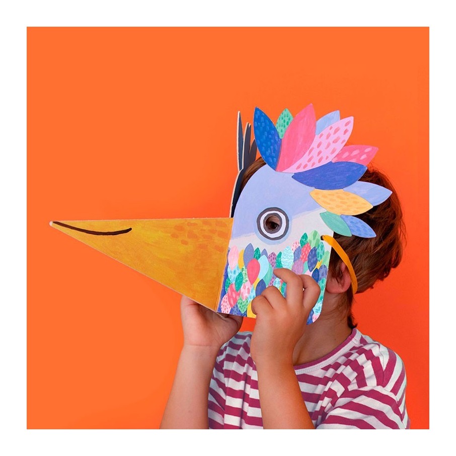 Máscara de pegatinas pájaro (Londji)