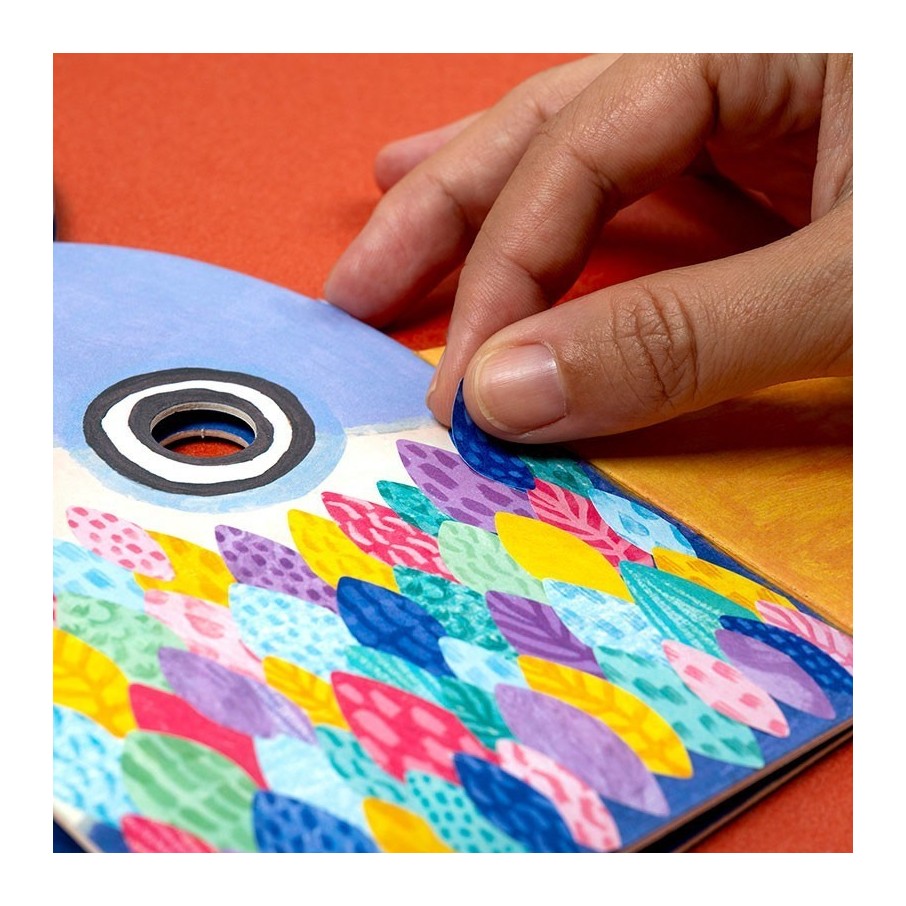 Máscara de pegatinas pájaro (Londji)