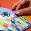 Máscara de pegatinas pájaro (Londji)