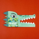 Máscara de pegatinas cocodrilo (Londji)