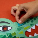 Máscara de pegatinas cocodrilo (Londji)