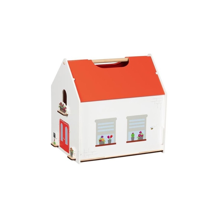 Casa de muñecas de madera eco house (Goki)