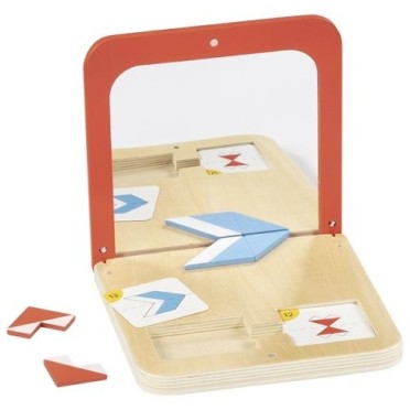 Juego de simetría espejo mágico (Goki)