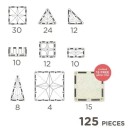 Pack 110 piezas + 15 glitter colores vivos (Cleverclixx)