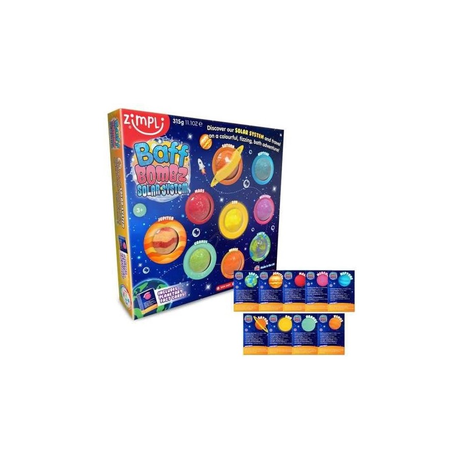 Pack 9 bombas de baño sistema solar (Zimpli)