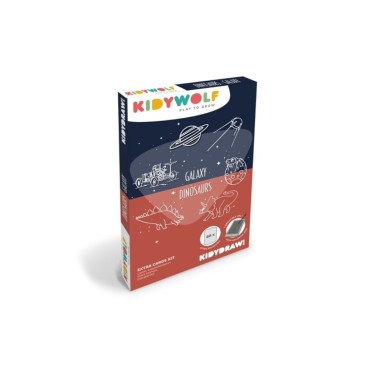 Plantillas Kidydraw Galaxy/Dinosaurios (Kidywolf)